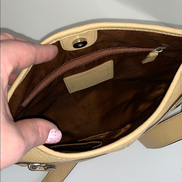 Coach Cream Colored Crossbody Bag - Picture 11 of 12